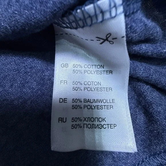 Marvel Comics Mens Blue Captain America Shield Logo Short Sleeve T-Shirt Sz 2XLT - Picture 7 of 7